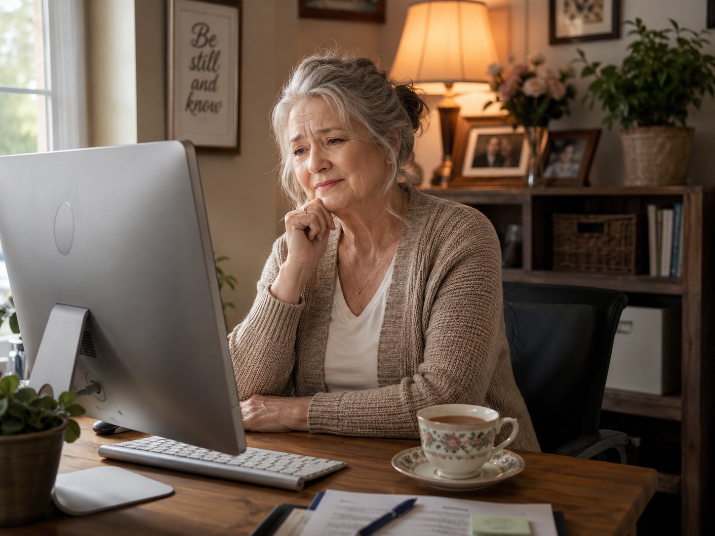 kdp account closed woman at laptop